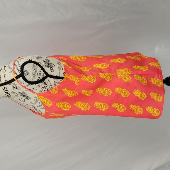 {J Crew} Pineapple 🍍 Tank top Size 4 - Picture 4 of 5